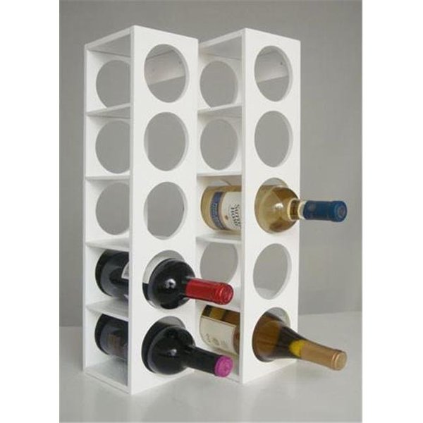 Proman WX16563 Rutherford Wine Racks - White